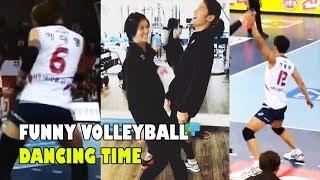 Funny Volleyball - Dancing Together | Pleumjit's liveshow | Just 4 Fun