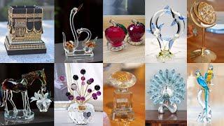 Glass Showpiece for Home Decoration//Modern Crystal Glass Decoration Items Design//Rooms Decor Ideas