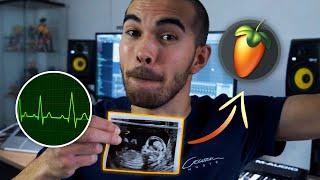 Beatmaking with my Yet-to-be-Born Baby  | Human Instrument Challenge!