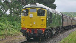 GWSR Heritage Diesel Gala Weekend July 2024 - Class 20 24 26 37 45 47 Part 1 - 5310 20228 20137 5081