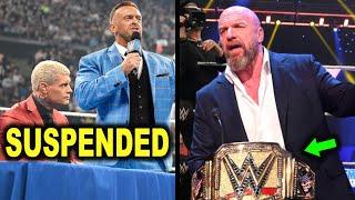 BREAKING: Cody Rhodes Suspended Indefinitely & Triple H Makes Announcement For Undisputed Title