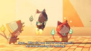 Yo-kai Watch: Enma Daiō to Itsutsu no Monogatari da Nyan! • Jibanyan And Amy Reunite