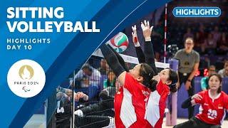  Sitting Volleyball Highlights | Day 10 | Paris 2024 Paralympic Games