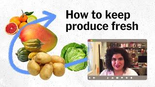 How to Store Fruits and Vegetables the Right Way