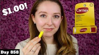 CARMEX CLASSIC LIP BALM MEDICATED REVIEW | DOLLAR TREE FINDS