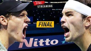 ATP LIVE JANNIK SINNER VS TAYLOR FRITZ NITTO ATP FINALS 2024 TENNIS PREVIEW STREAM