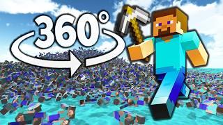 MINECRAFT STEVE - 50,000 TIMES!  - 360° VIDEO