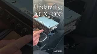 How to install AUX in Renault Radio 