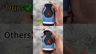 Real Vs Fake Travis Scott Jordan 4 #shorts #sneakerhead #viral