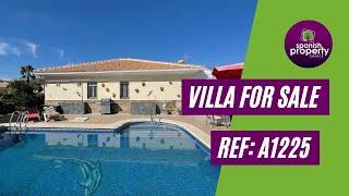 Spanish Property Choice Video Property Tour - Villa A1225 Arboleas, Almeria, Spain 229,000€