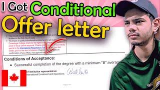 How to get Conditional Offer Letters from Canada College Jan intake 2024