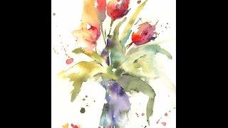 LooseWatercolours.com 'Tulip's' with Andrew Geeson
