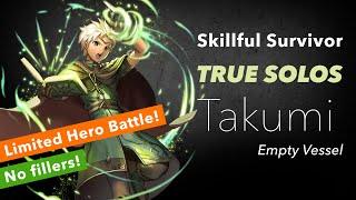 [FEH] Limited Hero Battle! No fillers! Boey True Solos F!Takumi GHB Infernal