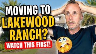 The TOP 5 PROS AND CONS of LIVING IN LAKEWOOD RANCH FLORIDA! 2024