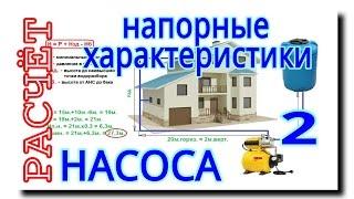 НАСОСНАЯ СТАНЦИЯ ДЛЯ ДОМА | РАСЧЁТ НАПОРА НАСОСА | ПОДАЧА ВОДЫ из ЁМКОСТИ ВВЕРХУ
