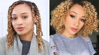 Soft & Fluffy Curls! Two Strand Twist-Out Tutorial