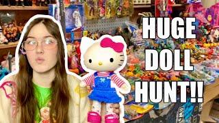 I drove 250 miles for dolls... (DOLL HUNT, TRAVEL VLOG & HAUL!)