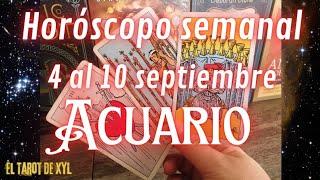 ACUARIO HORÓSCOPO SEMANAL DEL 4 AL 10 DE SEPTIEMBRE 2023