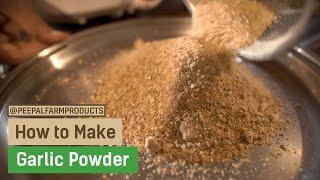 How To Make Garlic Powder at home | Homemade garlic powder