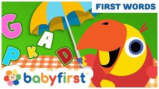 Toddler learning videos with Larry Vocabularry | Learning first words | Larry's Eggs | Baby First TV