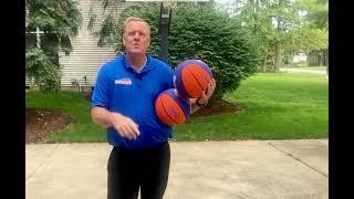 Challenge 15   Dribble 2 basketball behind the back