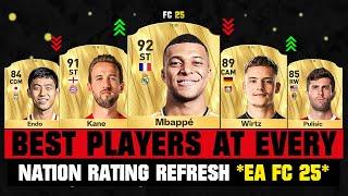 FIFA 25 | TOP 3 BEST PLAYER RATINGS at Every Nation (EA FC 25)!  ft. Mbappe, Kane, Pulisic…