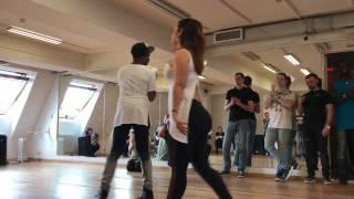 Kizomba workshop with music, L'ANGE NOIR & ELODIE, Saint-Petersburg, Sweet afro weekend, 2017