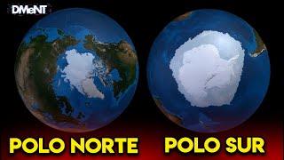 MISTERIOSAS DIFERENCIAS ENTRE el POLO NORTE y EL POLO SUR