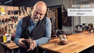 Velourslederschuhe richtig reinigen und pflegen