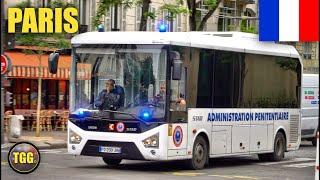 [Paris] French Prisoner Transport Vehicles With Lights & Siren!
