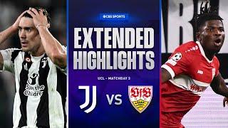 Juventus vs. Stuttgart: Extended Highlights | UCL League Phase MD 3 | CBS Sports Golazo