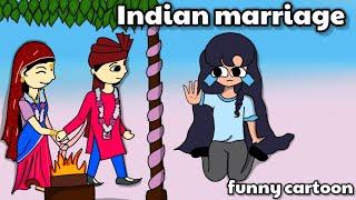 Indian marriage || funny cartoon || funny marriage video || #mobileanimation