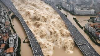 Giant flood washes away China, mass evacuations continue, damage immeasurable