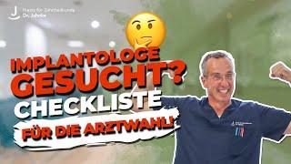 So findest Du den richigen Implantologen! | Checkliste für deine Arztwahl!