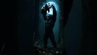 "panda fight gorilla to save baby"! #shorts #shortfeed #bravebuddytails