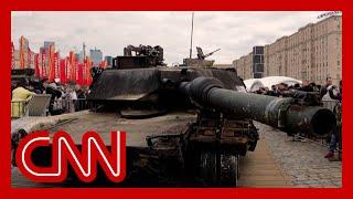 Video shows captured US-supplied tank in Russia’s Red Square