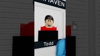 FAKE Todd Got Me Arrested!! #roblox #shorts