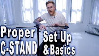 How to set up a C-Stand & Basics