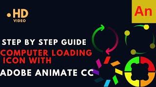 "Create a Computer Loading Icon with Adobe Animate CC: A Step-by-Step Guide"