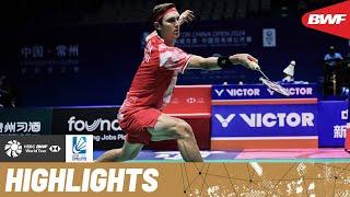 Home favourite Lei Lan Xi rivals Olympic champion Viktor Axelsen