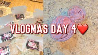 Unboxing inventory& Making body butters/ Vlogmas Day 4