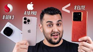 Android FINALLY More Powerful than iPhone - Snapdragon 8 Elite vs A18 Pro !