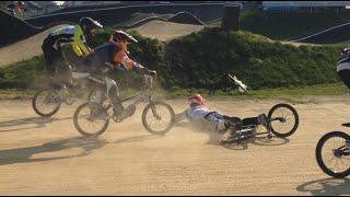 BMX Race Crash Compilation - Justin Kimmann
