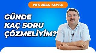 Günde Kaç Soru Çözmeliyim Kaç Saat Çalışmalıyım?