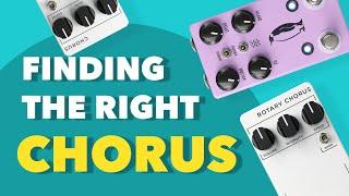 Deep Diving Into JHS Chorus Pedals (Rotary Chorus, Emperor, 3 Series Chorus, Artificial Blonde)