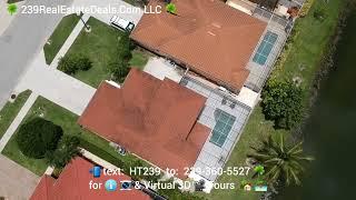 196 Sabal Lake Dr Naples FL 34104 Pool Home Aerial Tour of Neighborhood 239RealEstateDeals.Com LLC