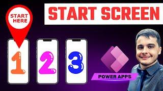 Setting the Power Apps App Start Screen - Beginners Tutorial