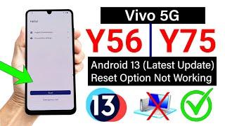 Vivo (Y56/ Y75) 5G Gmail Account Remove  ANDROID 13 (Without Computer)