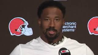 Browns Myles Garrett on facing rookie Tyler Guyton & being a Cowboys Fan