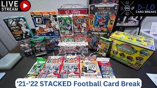 2021-2022 STACKED Football Card Break [DCB-13]  |  D-Lo Card Breaks